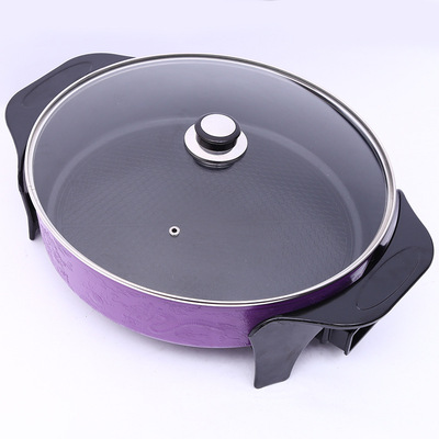 厂家直销厨房小家电多功能电热锅韩式电烤锅不粘平底炒菜锅烙饼锅
