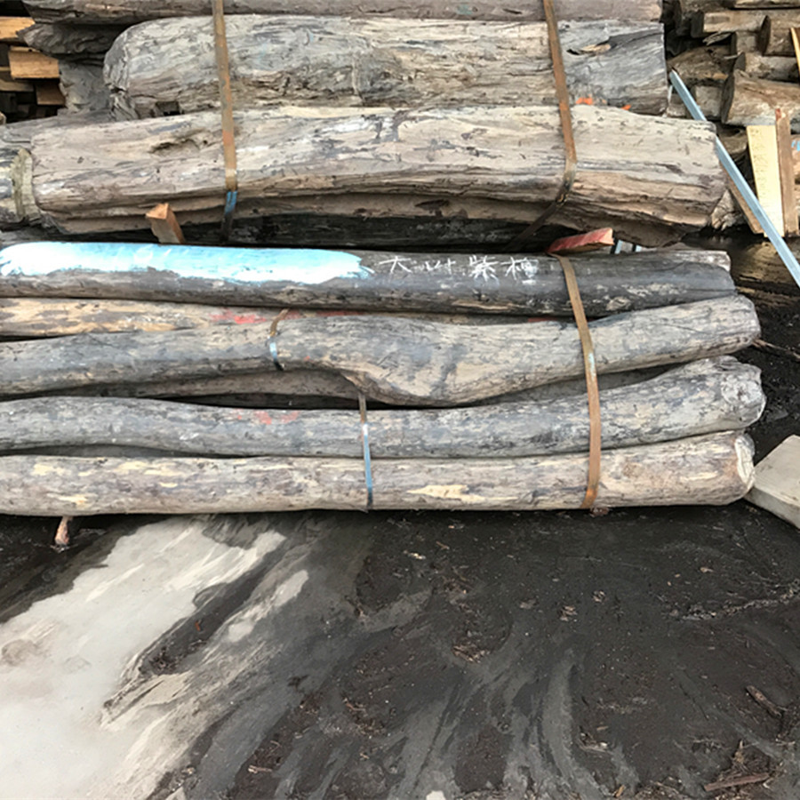 厂家直销马达加斯加大叶紫檀 卢氏黑黄檀 所罗门大叶紫檀原木