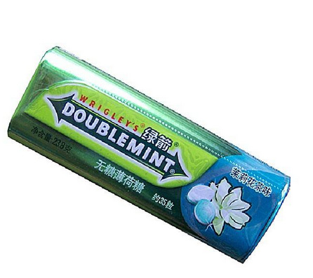 绿箭 薄荷糖 铁盒六口味薄荷糖果口香糖23.8g*15小盒零食