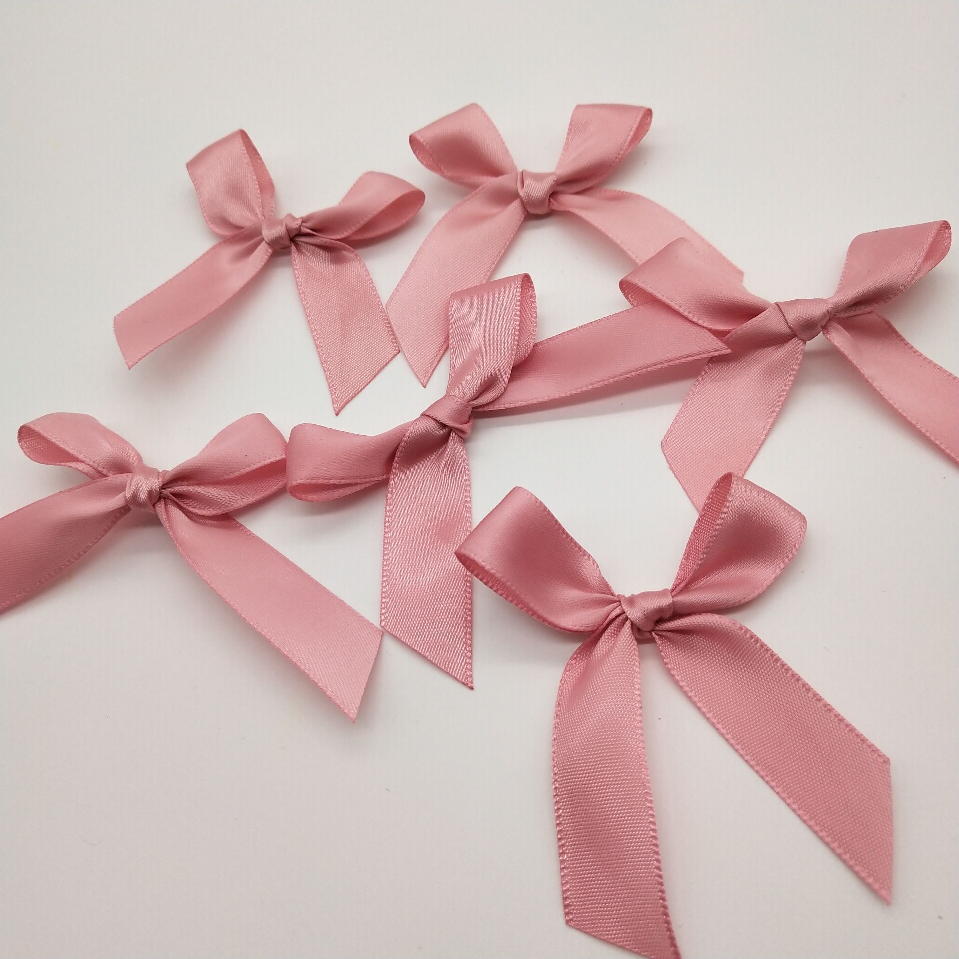 5分涤纶带手打蝴蝶结 内衣小花 服装辅料 手工丝带小领结喜糖盒贴