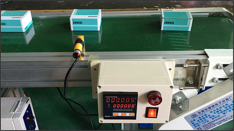 输/传送带感应装车计数器 工业设备红外线计数器 数显电子记数器
