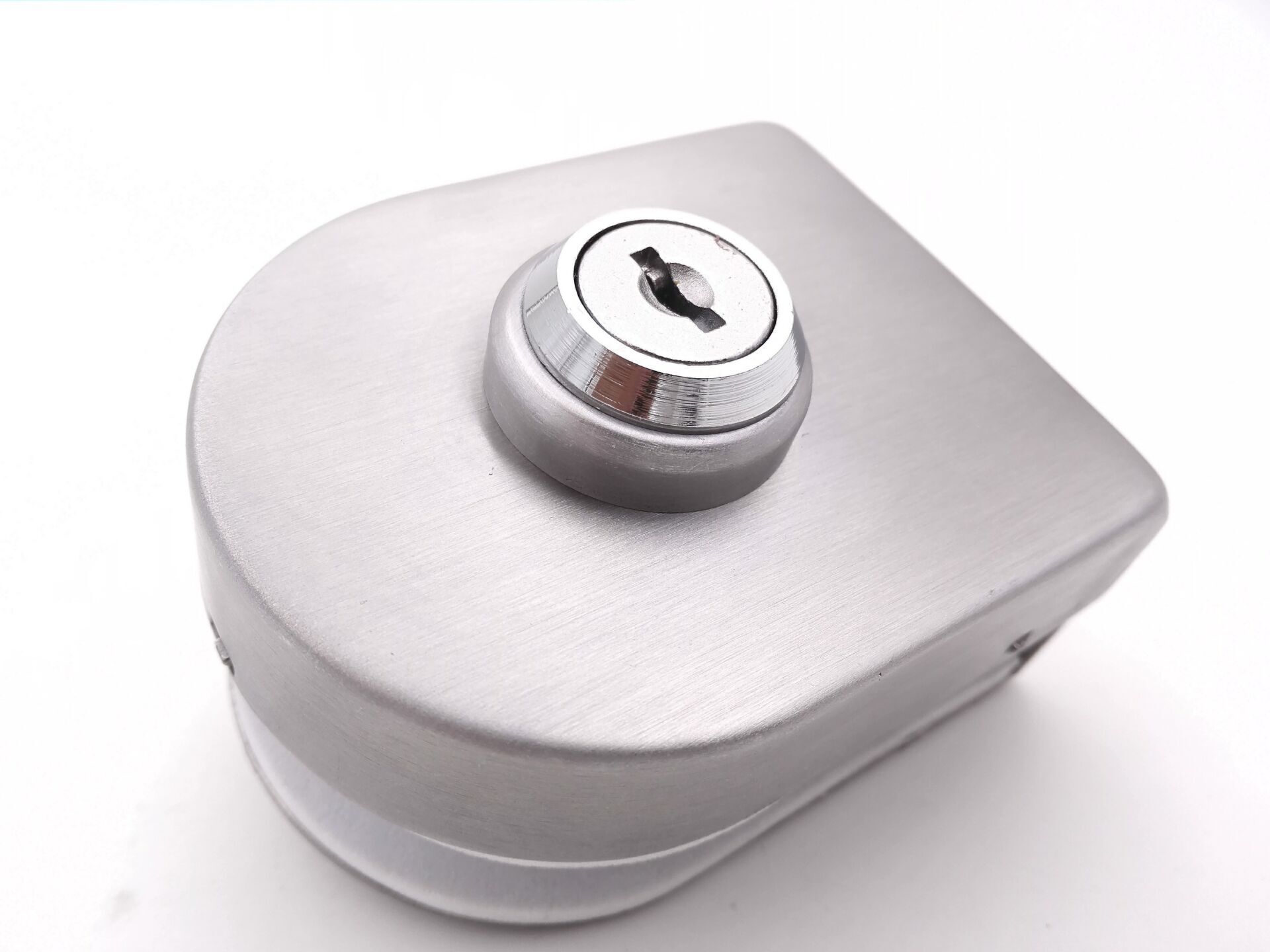 玻璃门锁中央玻璃锁单双门免开孔优质不锈钢玻璃门锁单门双开门锁