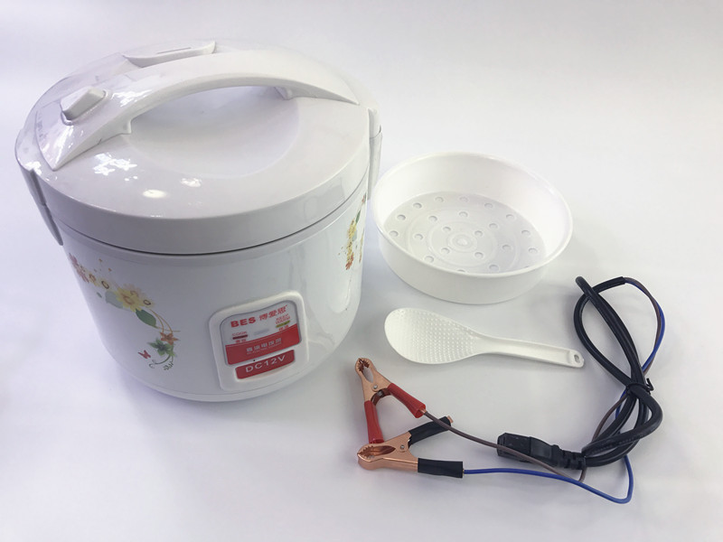 供应户外车载小电器dc-12v电饭煲 3l 4l 5l移动电源电饭锅 批发