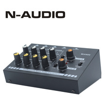 N-AUDIO MIX800 8路迷你混音器 Mini Mixer调音台 立体音频混合器