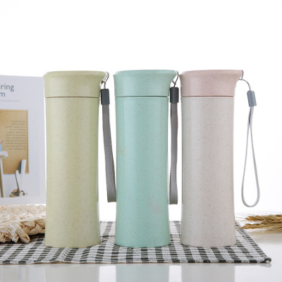 环保麦香杯塑料杯户外运动水杯广告促销礼品茶杯时尚创意礼品杯子