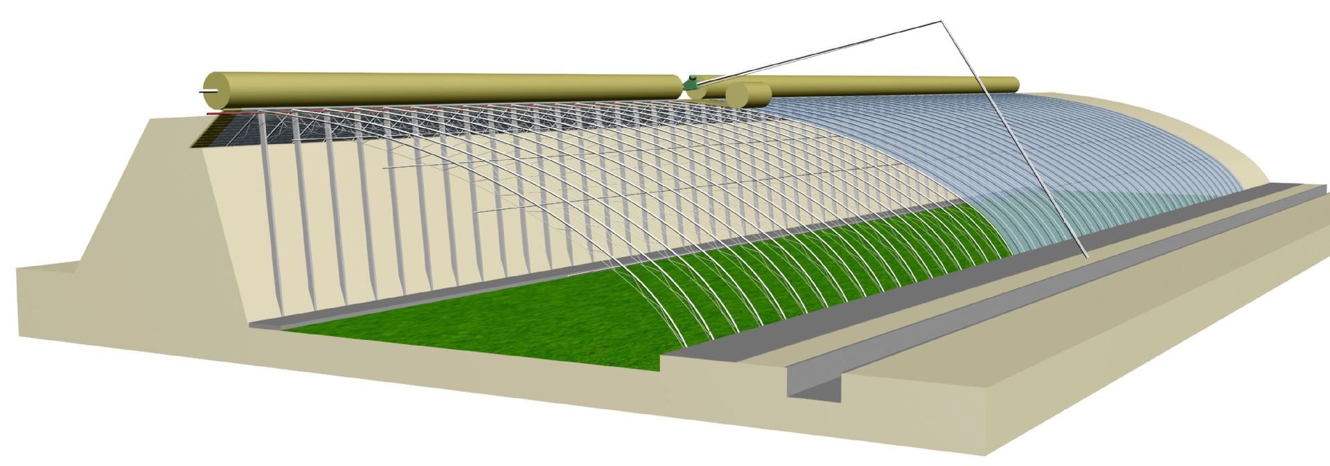 温室,大棚-智能日光温室的工程 果树日光温室栽培新技术 河北日光温室