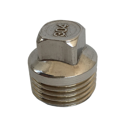 不锈钢201堵丝外丝堵dn15dn20dn25 4分6分1寸 堵头直销批发