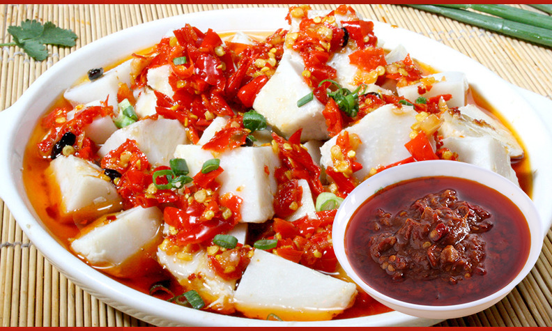 馨盛科技秘制蒸菜辣椒酱椒1kg青剁椒鱼头调料下饭菜调味酱批发