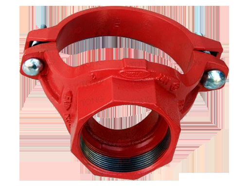 金达沟槽螺纹机械三通机三镀锌管开口抱箍三通中小三通沟槽三通