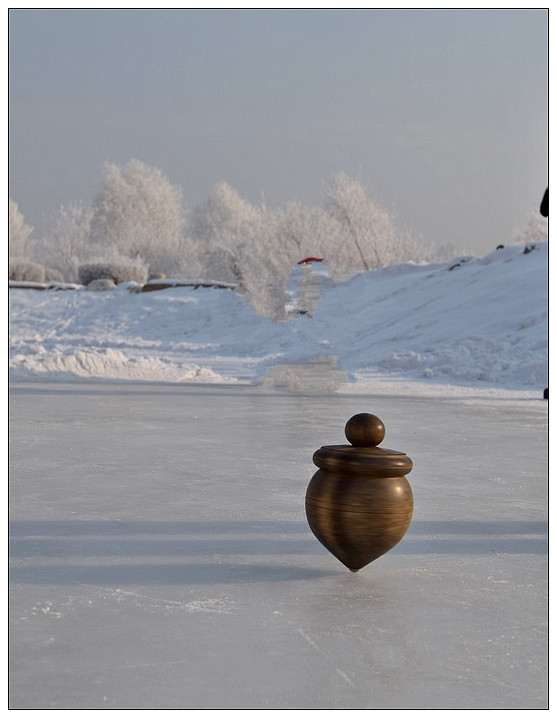 冰猴冰嘎冰上陀螺滑冰车滑冰场娱乐玩具厂家供应