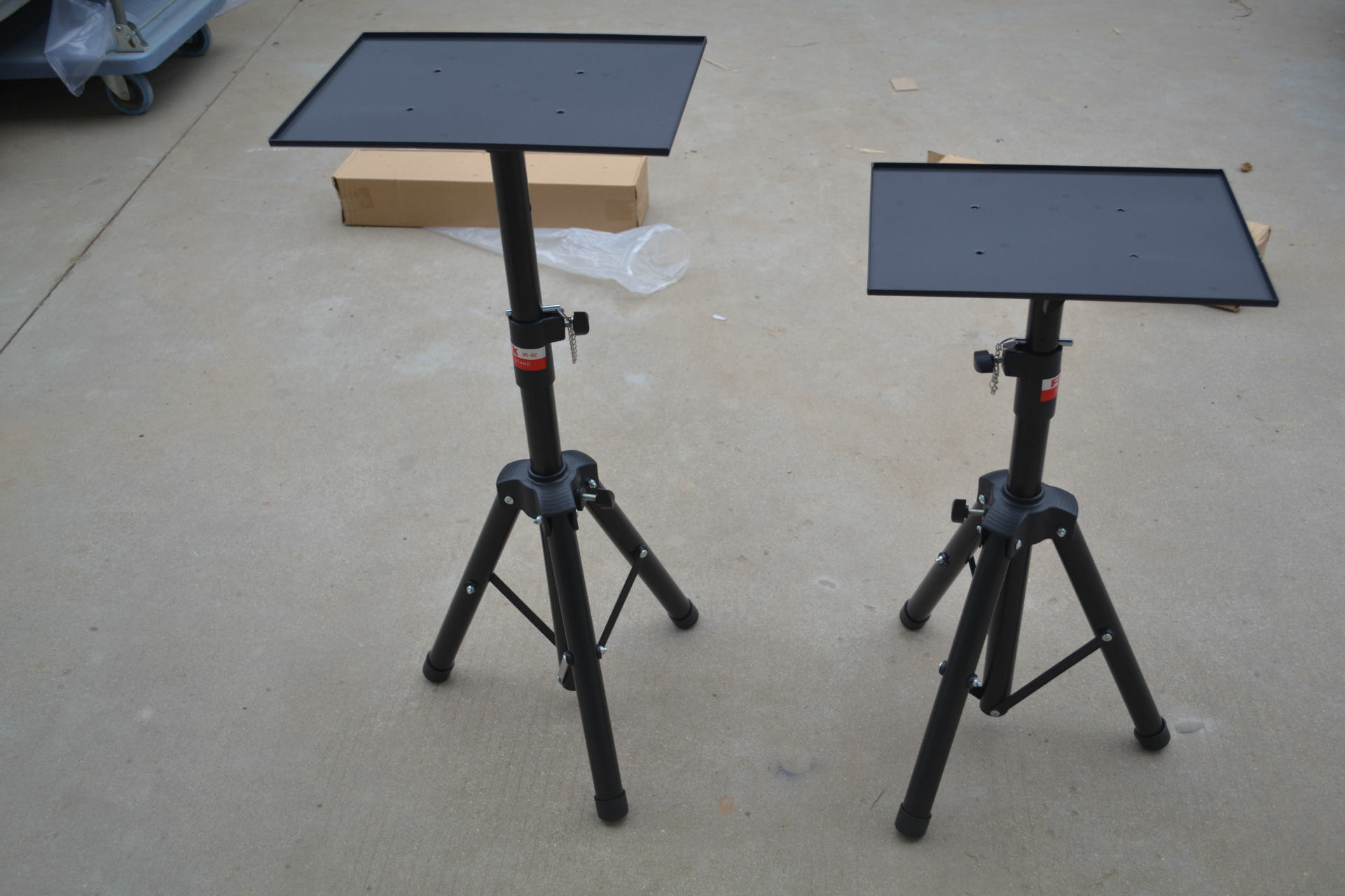 投影机架子支架投影仪落地三脚架包邮通用托盘带云台折叠便携移动