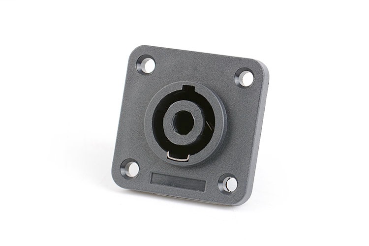 专业卡侬插座四芯音箱音响母座4芯音响线接头功放卡农头欧姆插头