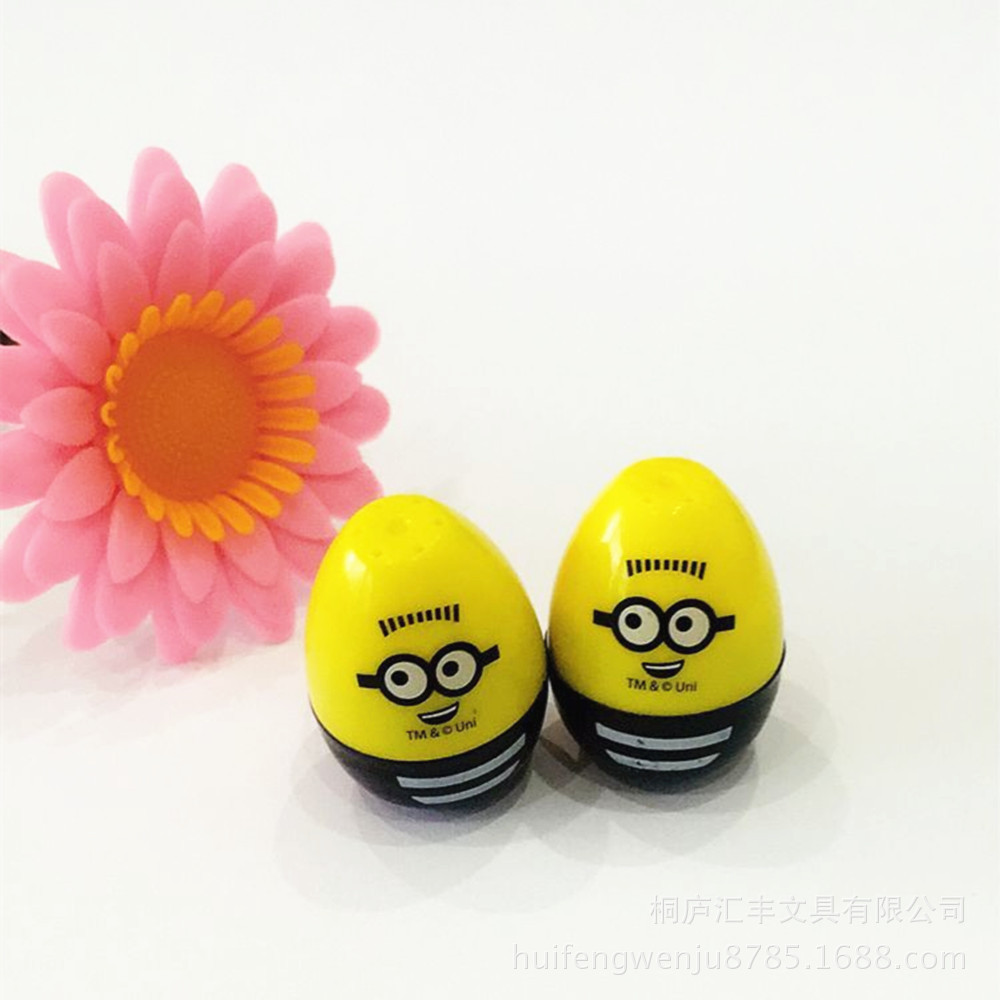 迷你不倒翁荧光笔 个性蛋形荧光笔 学生奖品创意定制logo儿童绘画