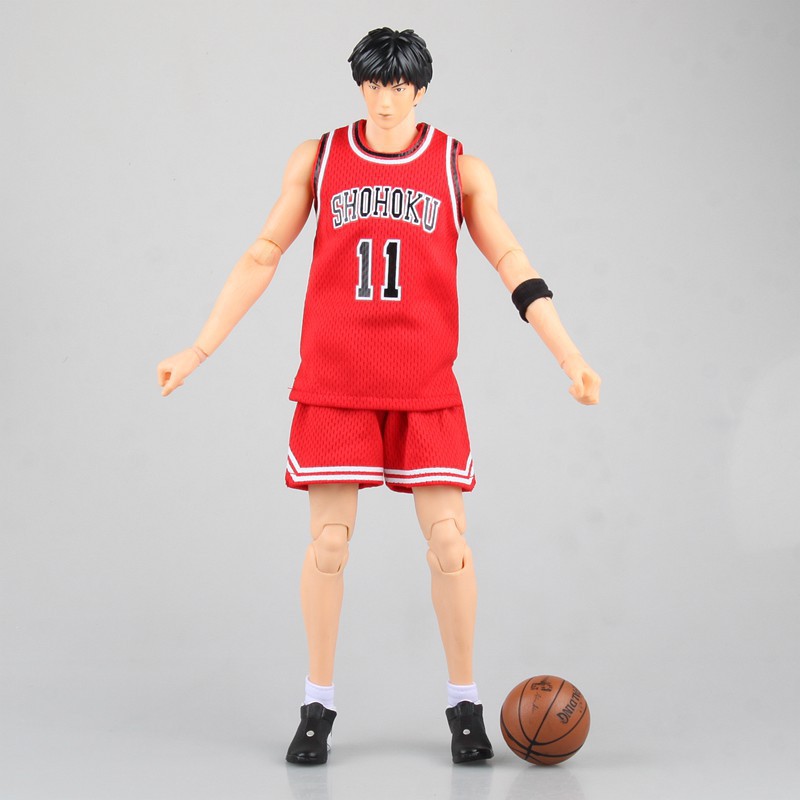 灌篮高手 热血篮球员 11号流川枫 红衣服 1/6 关节可动 手办