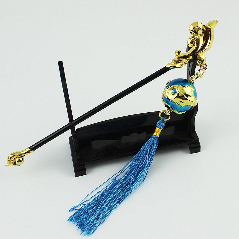 王者周边 大乔苍海之曜灯笼武器 17厘米合金兵器