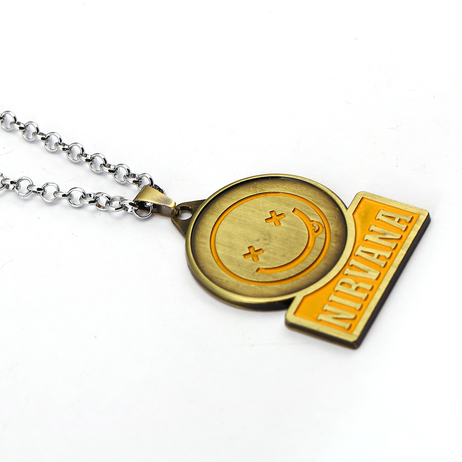 时尚明星乐队 涅盘乐队 nirvana 不插电 unplug吊坠项链