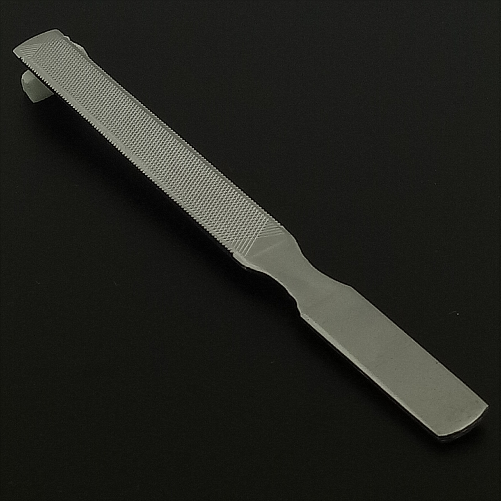 厂家美甲不锈钢指甲锉 双面修甲锉刀 指甲推刮刀