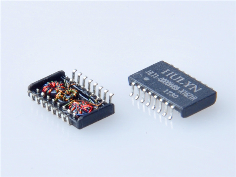 网络滤波器,高度2.1,百兆超薄网络变压器