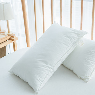 新品 北京厂家 星级酒店高弹棉纯棉化纤枕头 宾馆单人护颈枕芯批发