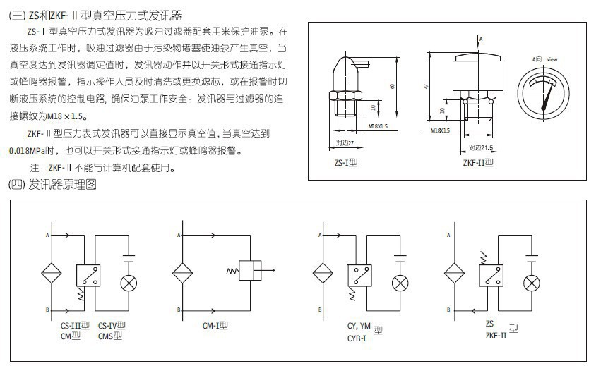 cmicsiiicsiv型压差发讯器32mpa兆帕液压站过滤器报警器