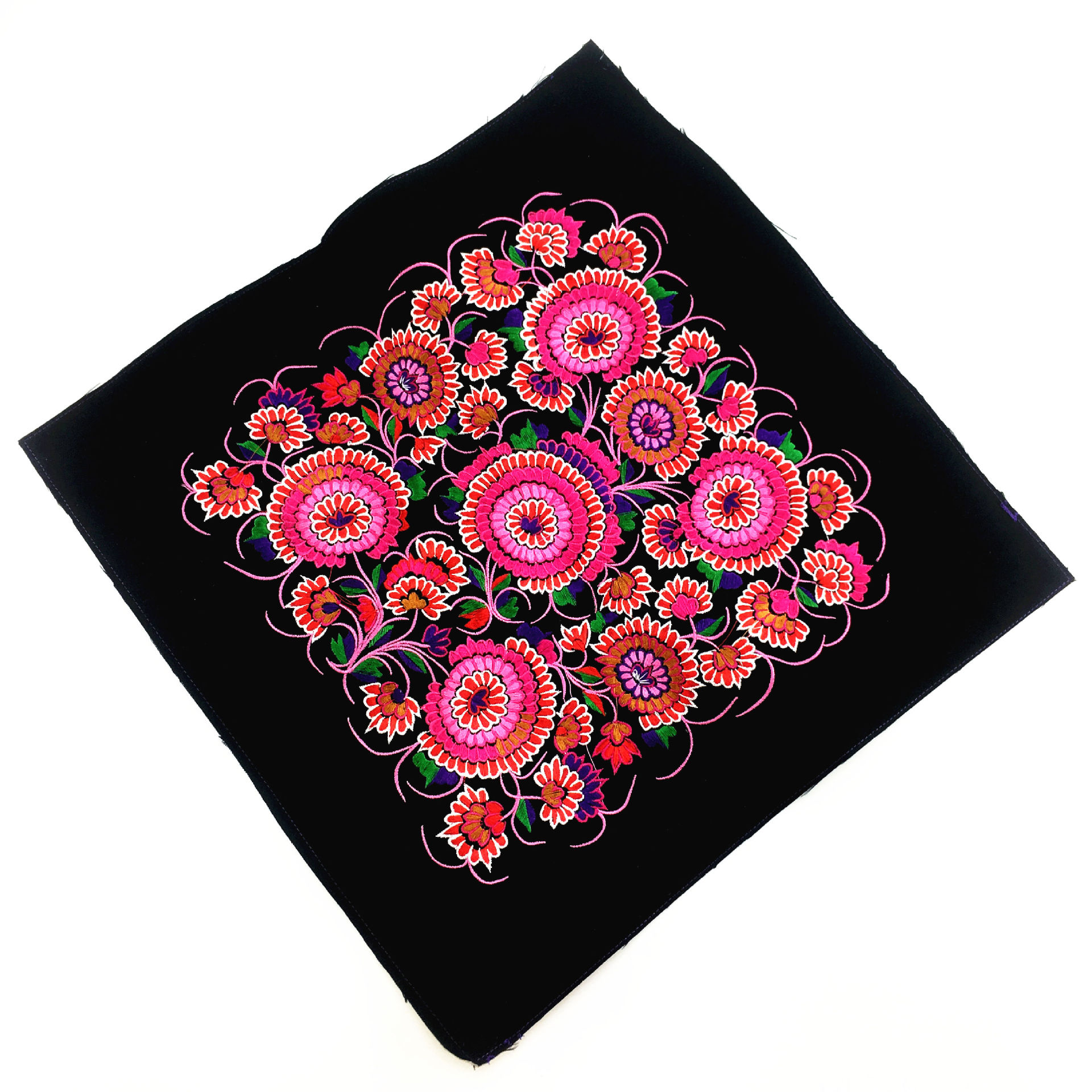 外贸绣片 重工精致电脑绣花 民族风刺绣布贴 时尚服装包包辅料