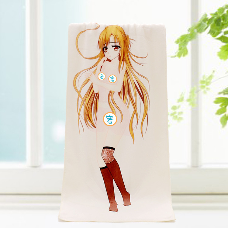 超细纤维变色毛巾 温变魔术创意礼品毛巾 情侣恶搞整蛊脱衣