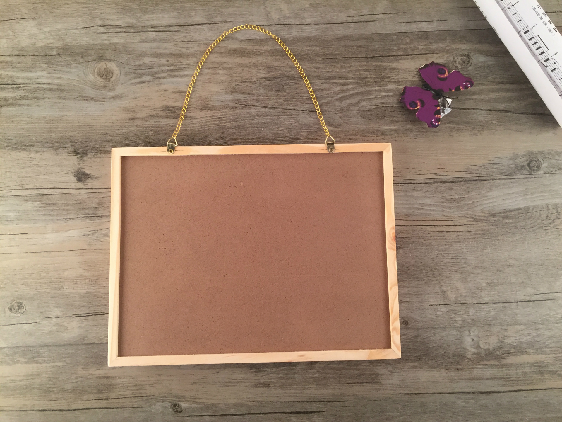 木制黑板留言板 软木小黑板儿童支架式 摄影摆件厂家直销