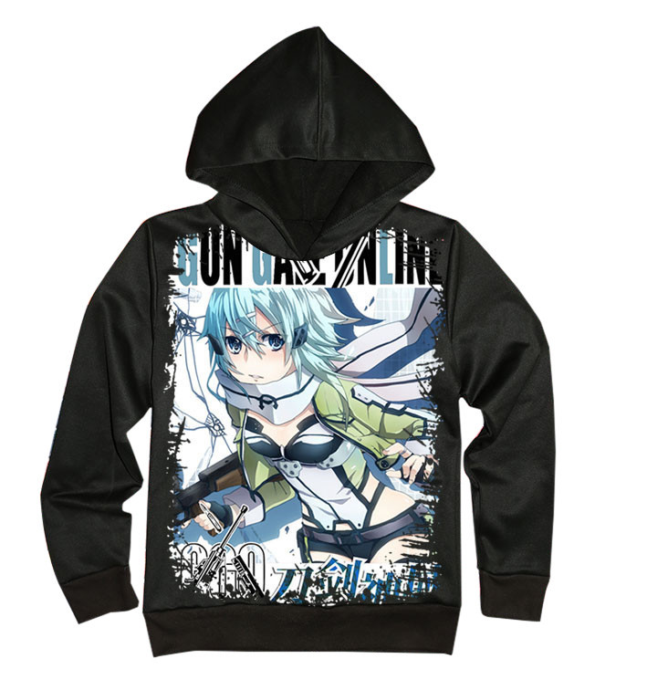 动漫刀剑神域系列周边长袖卫衣 桐人秋冬圆领外套sao衣服 e132