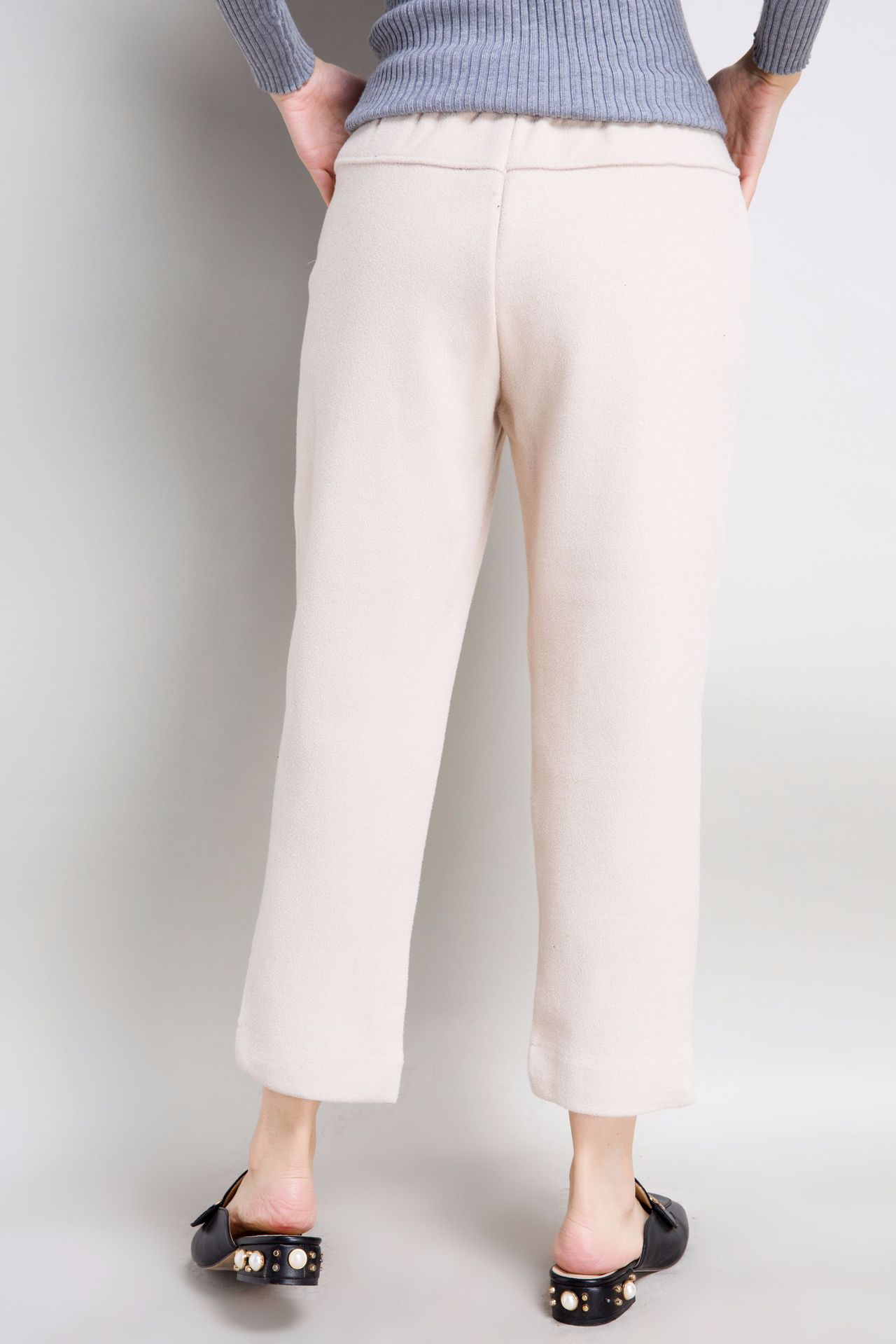 货号:12-5588 冬季新品长裤纯色弹力显瘦针织毛裤工厂现货