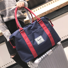 小行李包女短途旅行包男韩版帆布迷你轻便手提行李袋大容量手提包