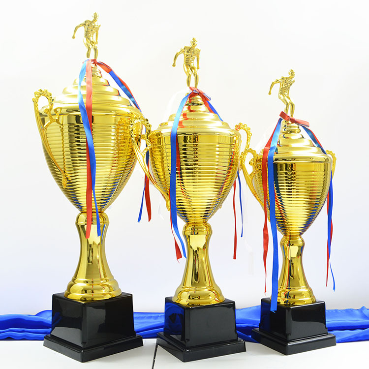 金属奖杯定做 大学生游泳比赛女子组冠亚季军 跳水锦标赛颁奖奖杯