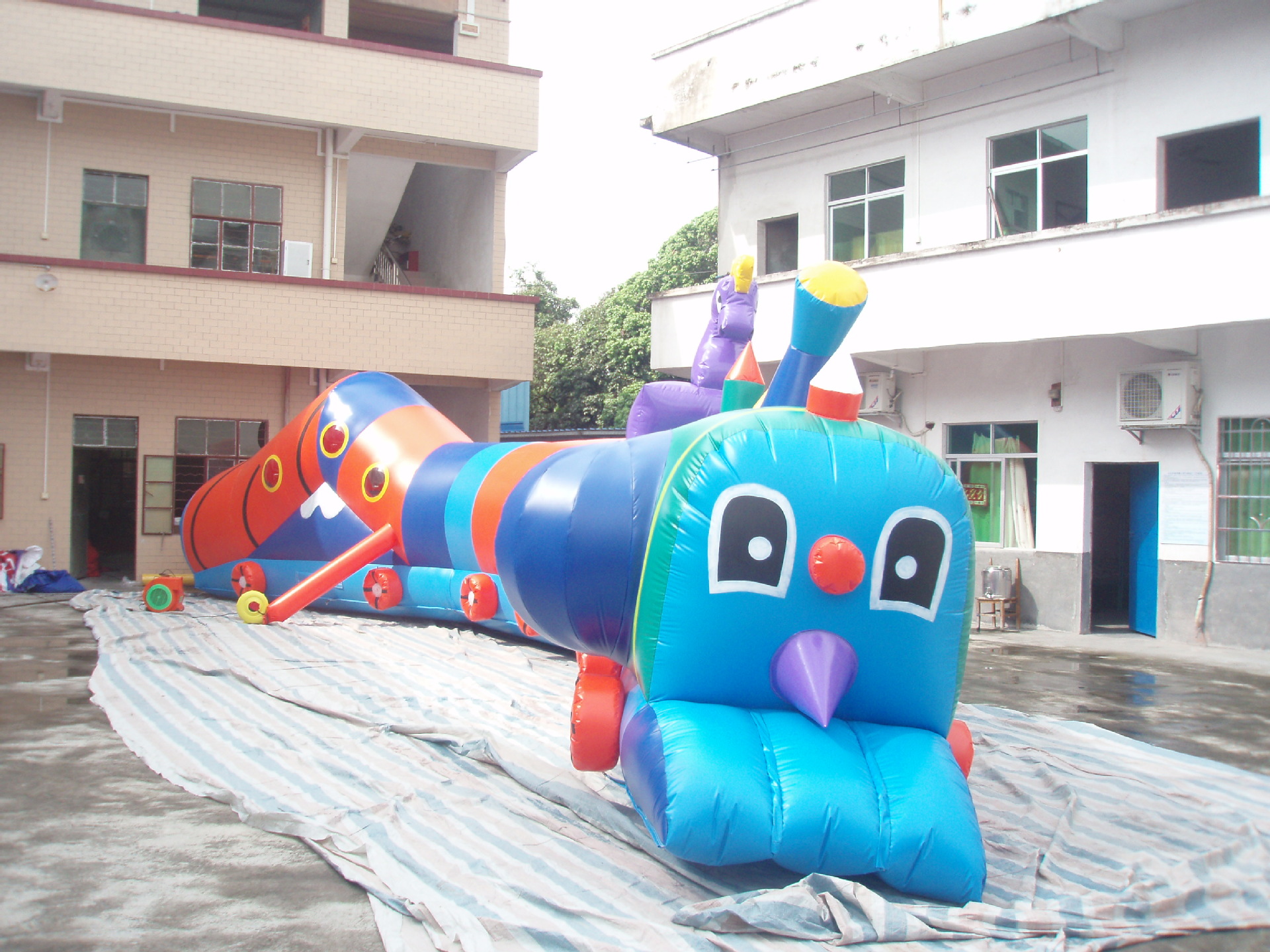 新款充气玩具闯关玩具 充气障碍通道 儿童充气乐园 充气气模批发