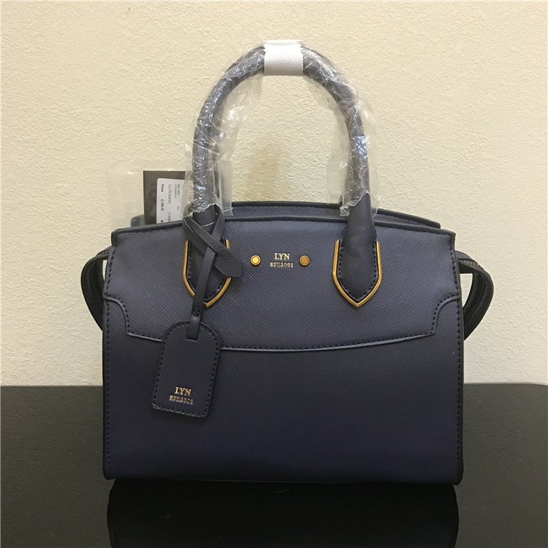 lyn新款女包 拉链装饰单肩包通勤百搭简约女士斜挎包