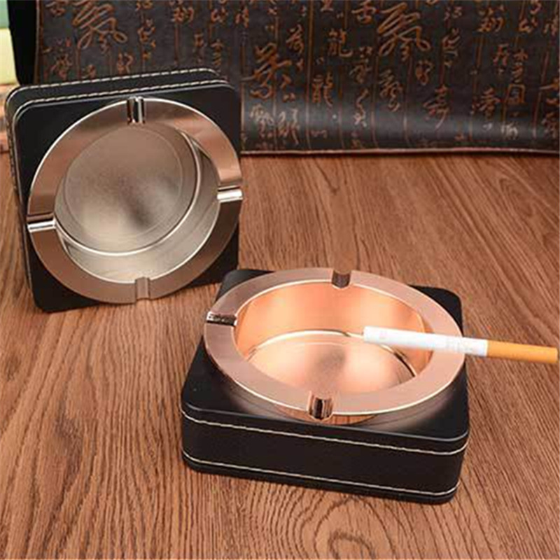 创意烟灰缸皮质烟灰缸欧式烟灰缸家用烟灰缸酒吧烟灰缸酒店烟灰缸