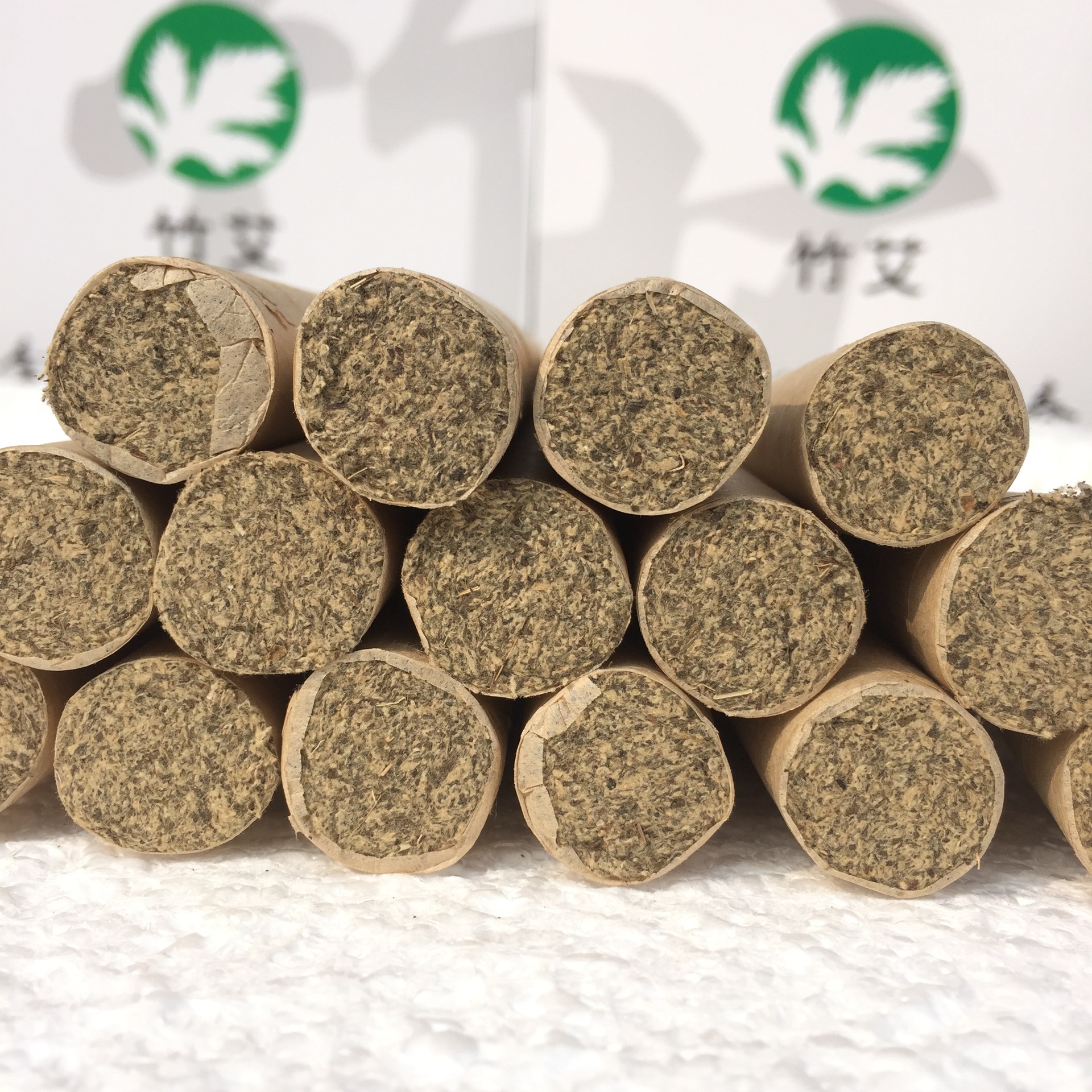 7x20cm手工三年陈蕲艾条柱绒代加工定做贴牌艾灸馆包邮