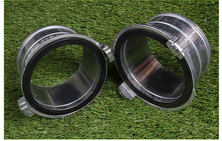 农用涂塑水带消防水带快速活铝接头通用2爪3爪加厚铝接头接扣配件