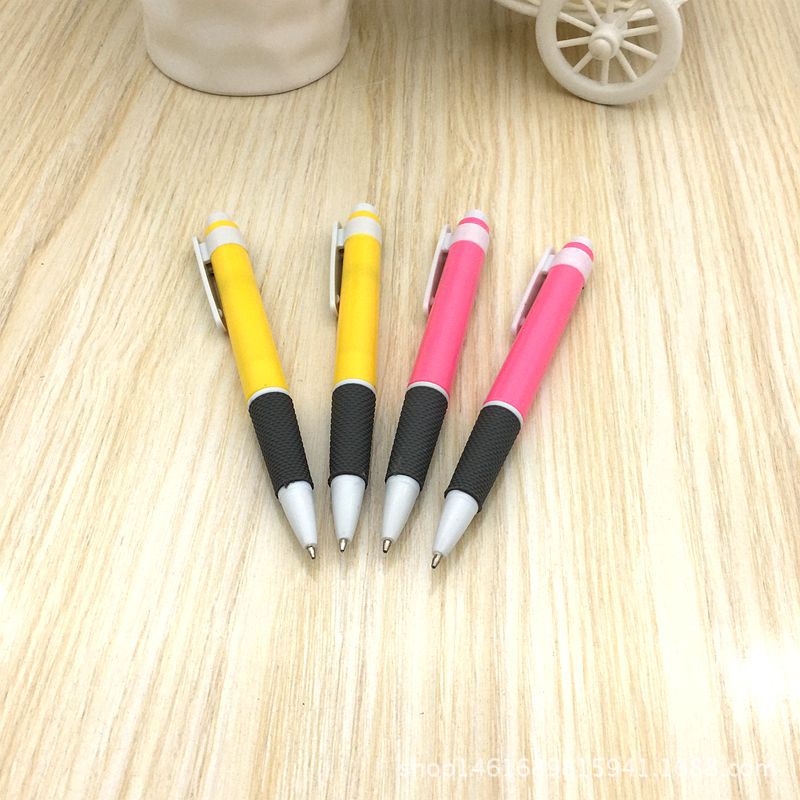 4 PCs Clamshell Packaging Blue Ballpoint Pen Office Study Easy to Use Ballpoint Pen 2 Yuan Store Hot Sale