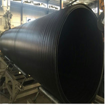 300HDPE中空缠绕管厂家专业生产大口径HDPE中空壁缠绕管井筒管