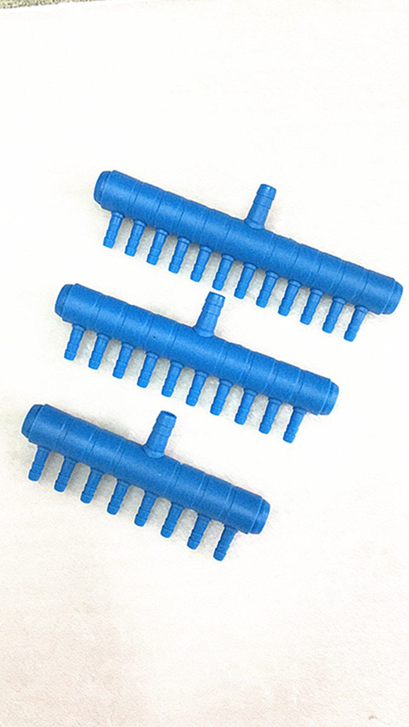 大功率氧气泵分流器 塑料气体分排器 多孔分配器 4孔-12孔 批发