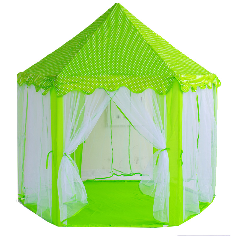 Children's Indoor Game Tent Hexagonal Princess Toy Tent Baby Gauze Anti-Mosquito Game House Factory Spot