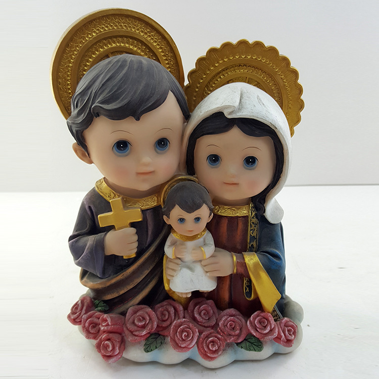 热卖工艺品 宗教耶稣诞生圣婴婴儿树脂工艺品摆件