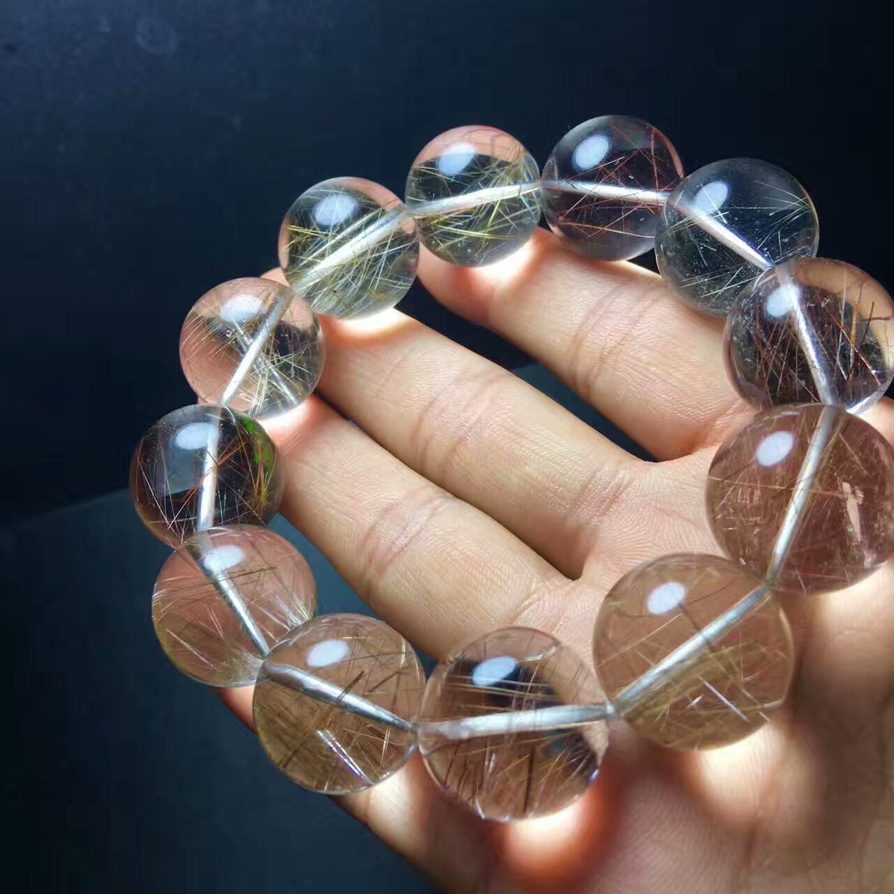 天然 银发晶 单圈 15.5-16.8毫米