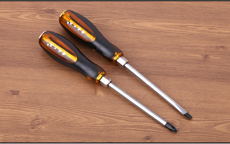 鲁威工具铬钒合金钢敲击柄螺丝刀 一字螺丝批十字螺丝刀批发