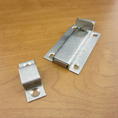 加厚不锈钢插销 明装插销 门扣 门栓 左右插销 卫生间插销 3寸