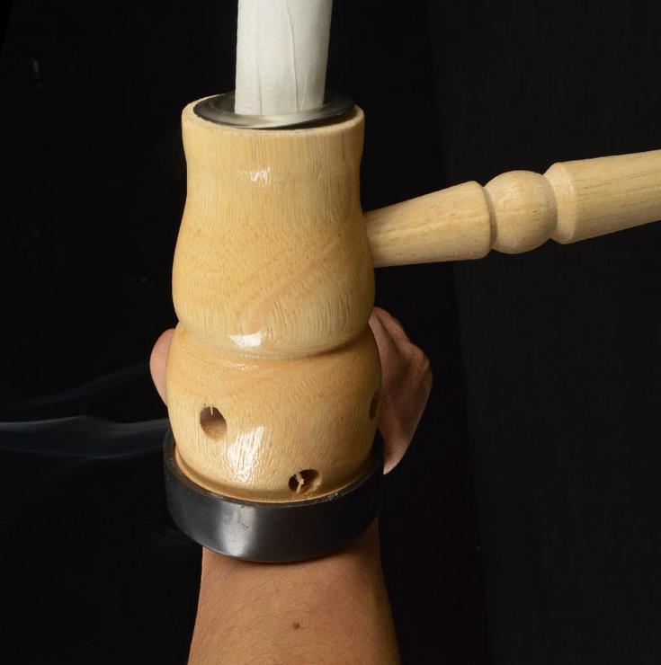 香薰竹制葫芦灸 肚脐灸 脐疗温灸炉长艾条温灸器 艾灸盒