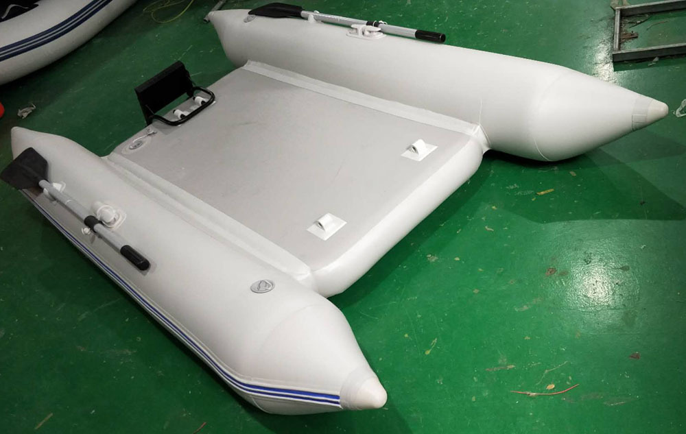 水上钓鱼浮动平台/钓鱼台专用浮筒//双体平台钓鱼船厂家直销