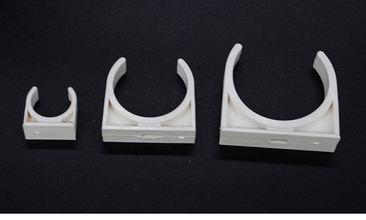 工地专用pvc国标u型线卡管卡水管配件电工线管边卡 规格32 50