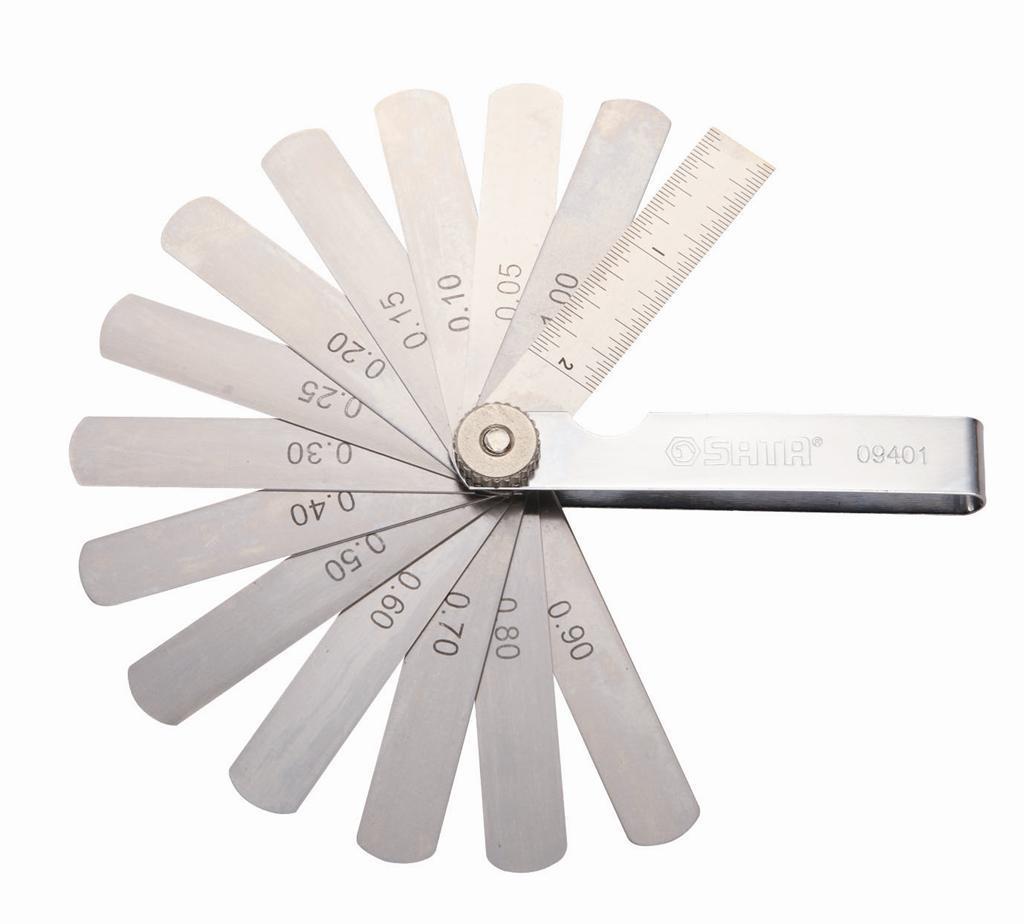 世达/sata 14件套塞尺0.05-1.00mm 09401