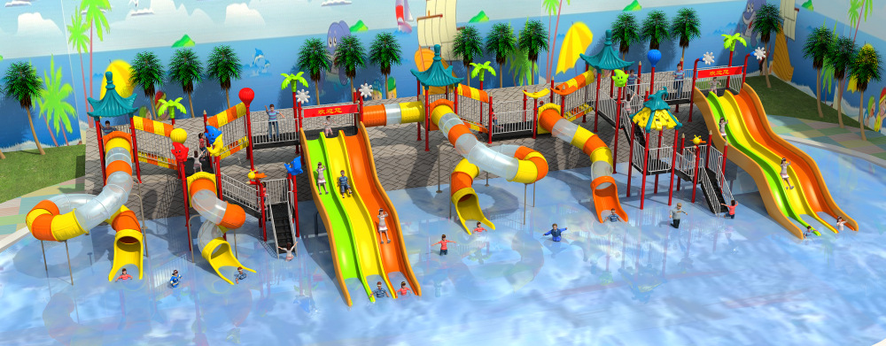 hd17-176a华东游乐水上滑梯乐园