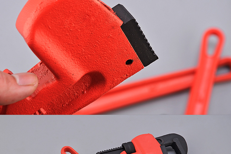 威达光柄重型管子钳新式重型水管钳管道维修油田矿山用美式管子钳